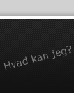 Hvad kan jeg?
